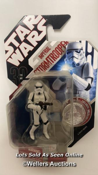 Hasbro Saga Legends five carded figures including Clone Trooper (Training Fatigues), Utapau Shadow - Image 6 of 15