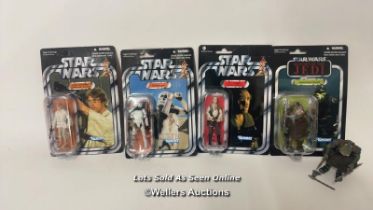 Hasbro The Vintage Collection group of five figures including Luke Skywalker Death Star Escape