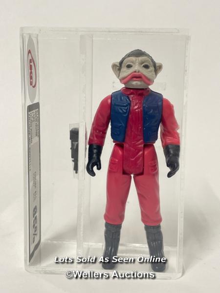 Star Wars vintage Nien Nunb 3 3/4" figure, HK 1983, UKG graded 85% figure 85 paint 90