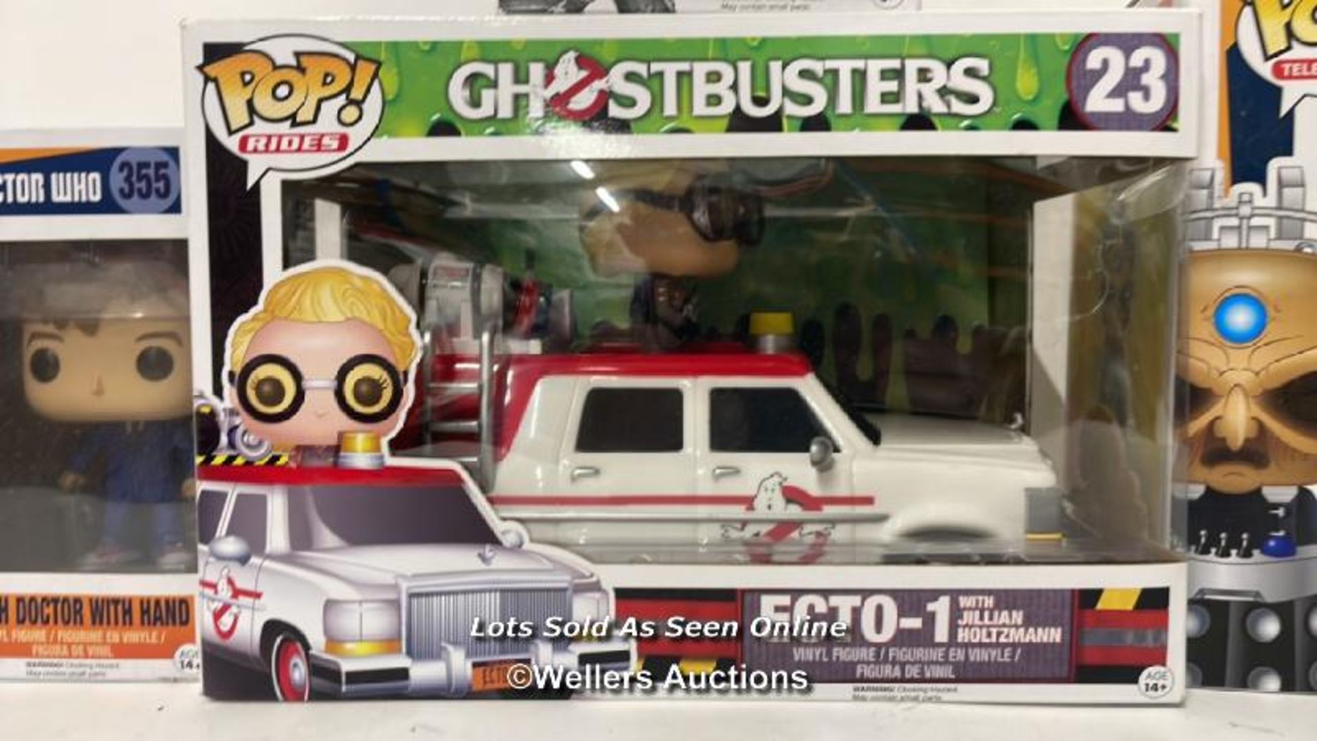 Funko Pop collectables including Ghostbusters Ecto -1 with Jillian Holtzman no. 23, Captain - Image 3 of 5