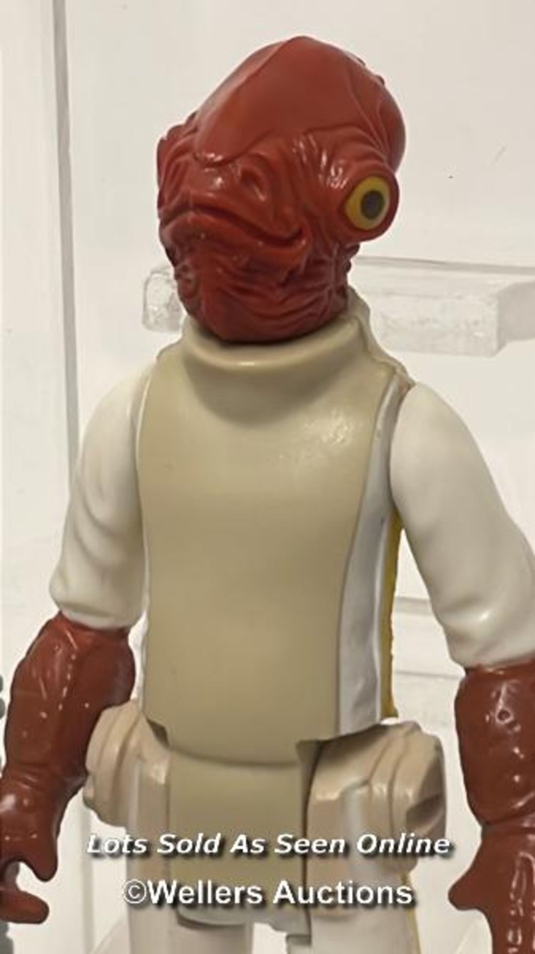 Star Wars vintage Admiral Ackbar 3 3/4" figure, HK 1982, UKG graded 85% figure 90 paint 85 - Image 4 of 7