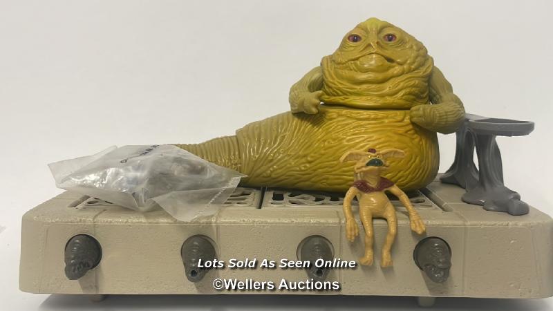 Star Wars vintage Kenner Jabba the Hutt playset, good condition, hookah pipe still sealed in bag - Image 2 of 11