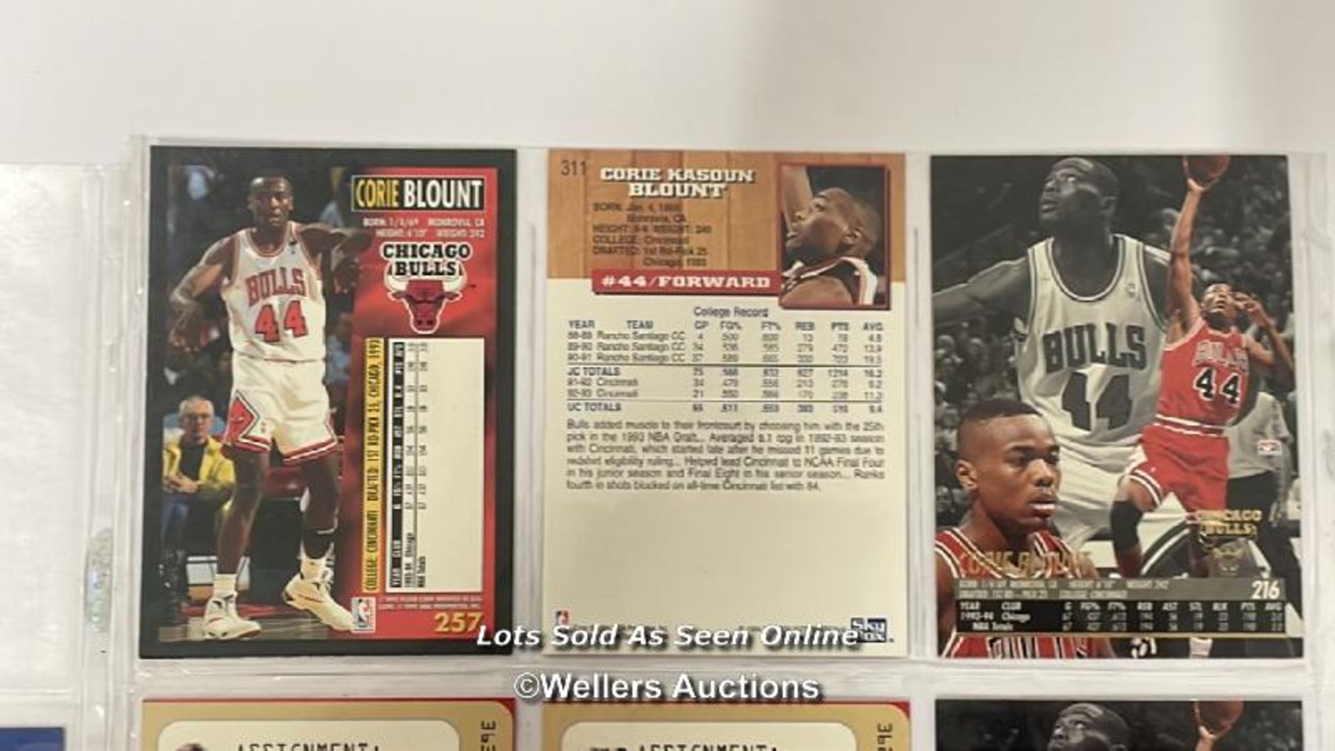 Basket Ball - 391 collectable basket ball cards by Topps Upper Deck and Skybox including Michael - Bild 17 aus 24