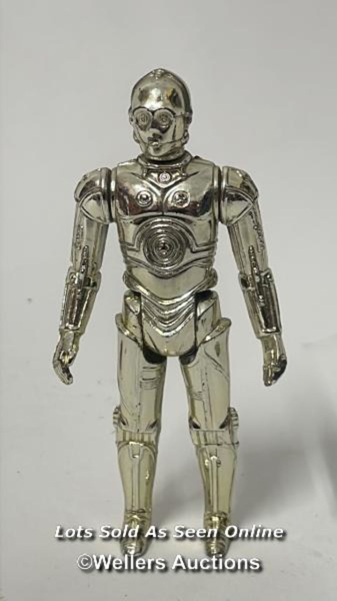 Four vintage Star Wars 3 3/4" figures to include C-3PO (solid limbs) Kong Kong 1977, GMFGI, Ben - Image 2 of 18