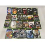 Assorted XBOX games including Terminator 3, Splinter Cell and The Godfather (23)