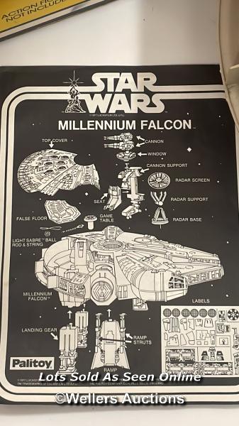 Palitoy vintage Empire Strikes Back Millennium Falcon vehicle, complete with manual and box. Sound - Image 12 of 16