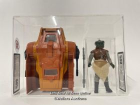 Star Wars vintage AST-5 mini rig, Macau, 1983, UKG graded 80% incased with Klaatu 3 3/4" figure,