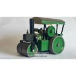 Mamod metal Steam Roller painted green