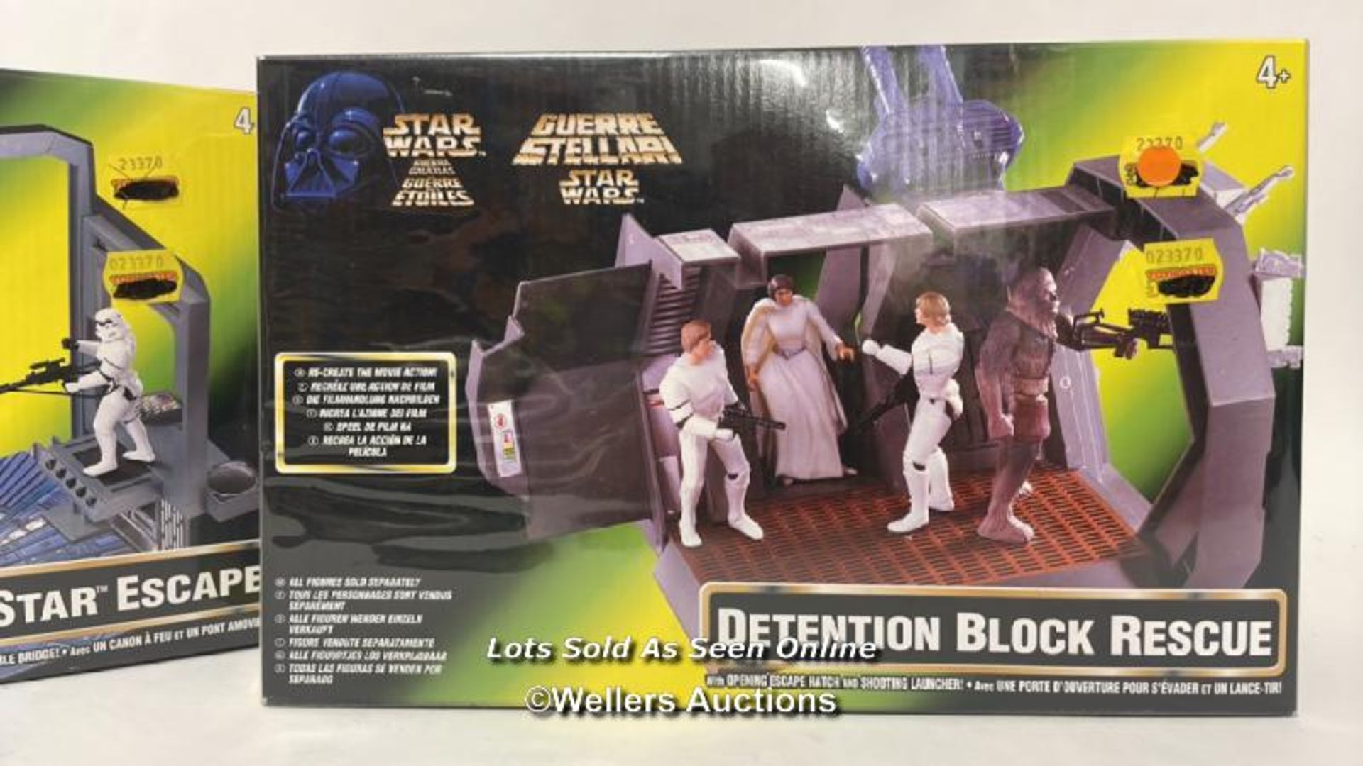 Kenner Power of the Force Detention Block Rescue & Death Star Escape playsets, 1997, both sealed - Image 2 of 3