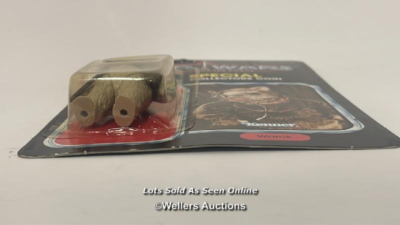 Star Wars vintage Warok 3 3/4" figure, Power of the Force 92 back with collectors coin, Kenner 1984, - Image 7 of 10