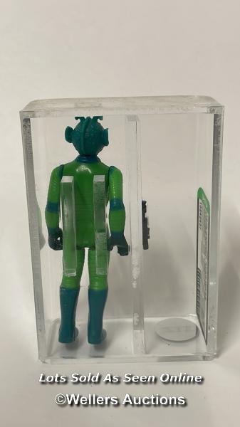 Star Wars vintage Greedo 3 3/4" figure, HK, 1978, AFA graded 85% NM+ - Image 5 of 7