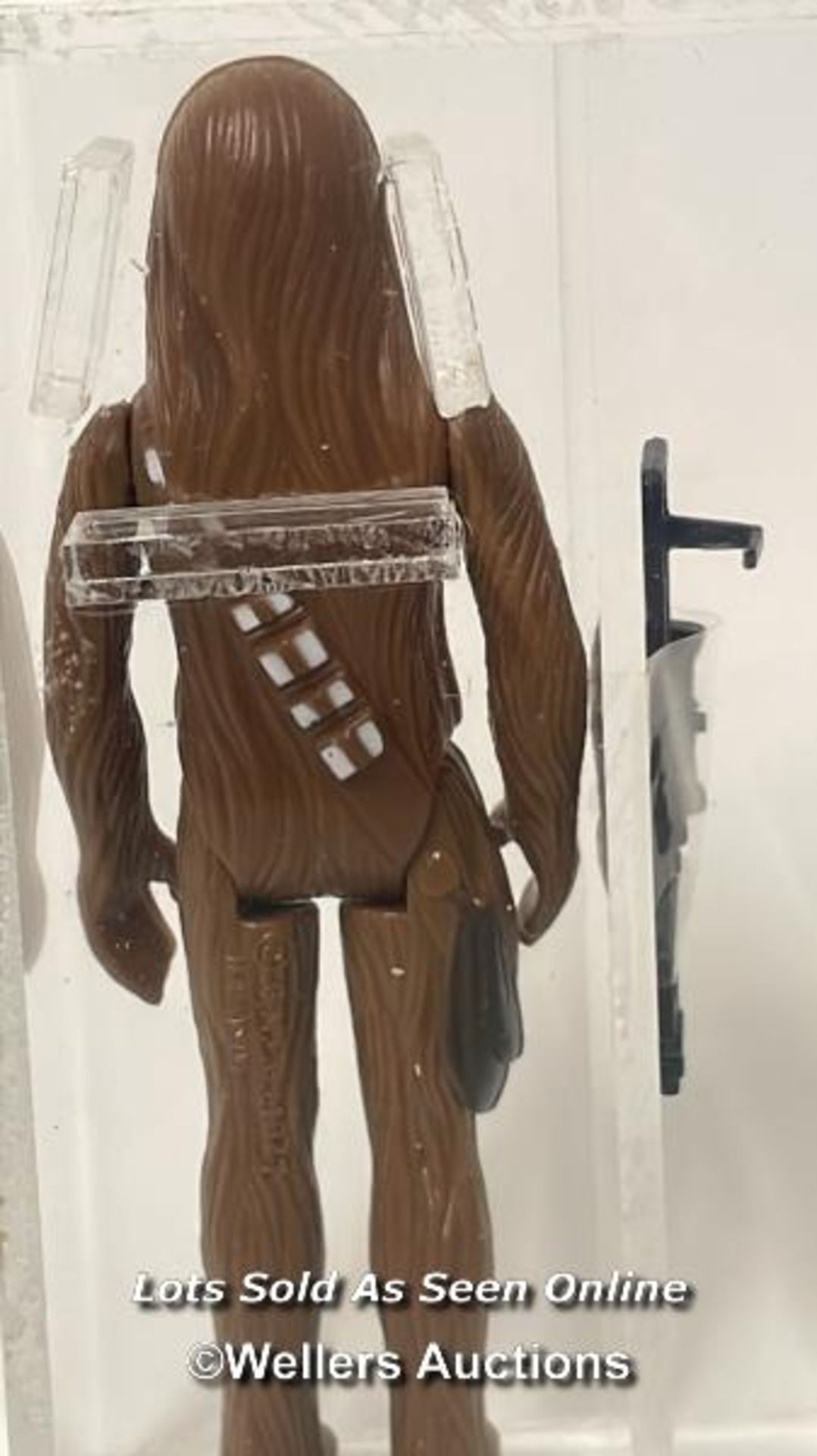Star Wars vintage Chewbacca 3 3/4" figure, HK , 1977, UKG graded 85% figure 90 paint 85. - Image 5 of 7