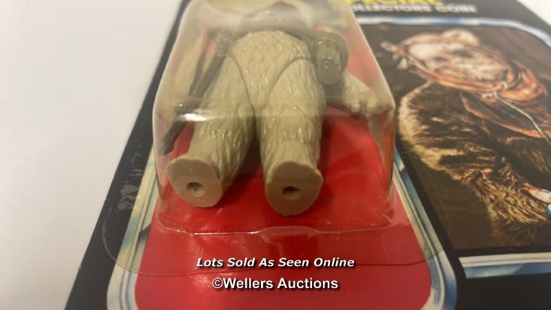 Star Wars vintage Warok 3 3/4" figure, Power of the Force 92 back with collectors coin, Kenner 1984, - Image 5 of 10