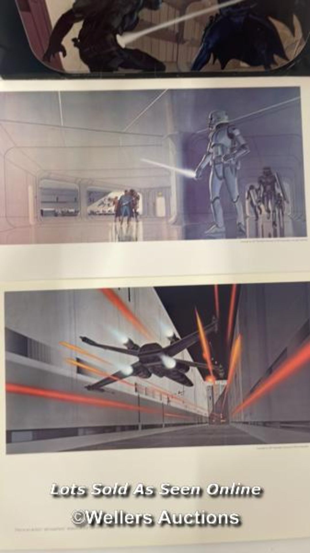 The Star Wars portfolio by concept artist Ralph McQuarrie, containing 21 glossy prints, 1977 printed - Bild 5 aus 14