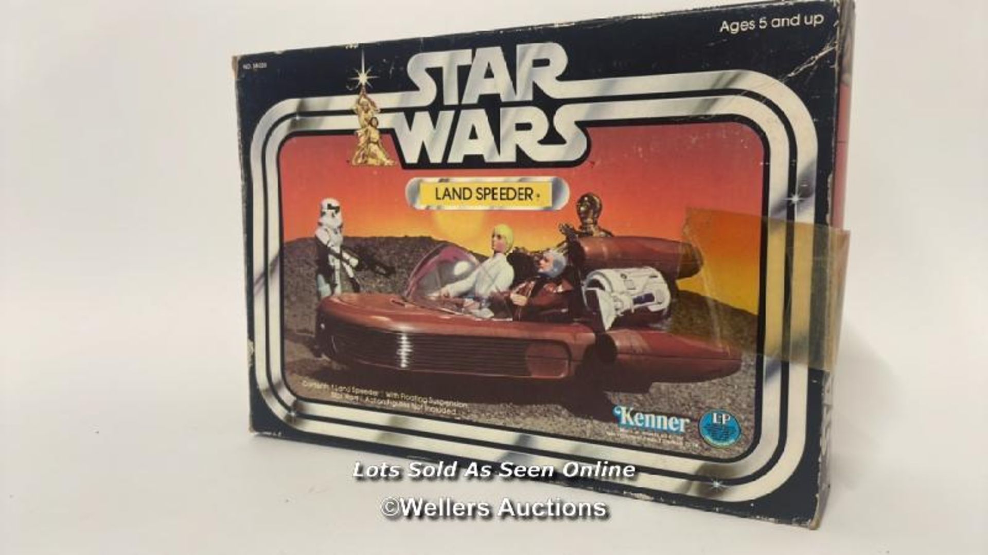 Kenner Vintage Star Wars Landspeeder, 1978 boxed, Landspeeder in good condition, windshield not - Image 8 of 10