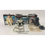 Vintage Star Wars the Battle of Hoth lot, including Palitoy Wampa creature, Kenner Radar Laser