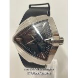 Hamilton Ventura stainless steel automatic (self winding) wrist watch model H246551, similar to