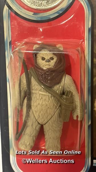 Star Wars vintage Warok 3 3/4" figure, Power of the Force 92 back with collectors coin, Kenner 1984, - Image 2 of 10