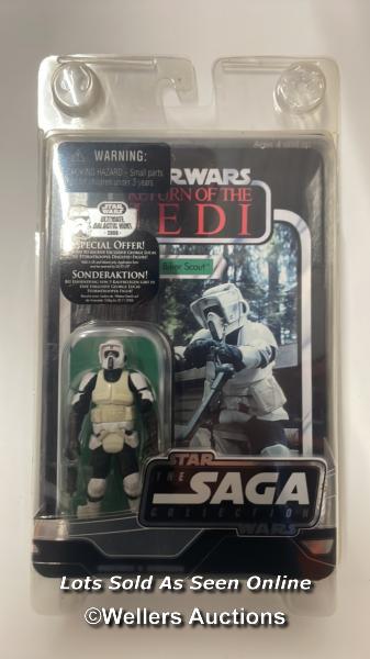 Hasbro The Saga Collection two carded figures Biker Scout and Imperial Stormtrooper (Hoth), both - Image 2 of 5