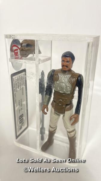 Star Wars vintage Lando Calrissian Skiff Guard 3 3/4" figure, NO COO, 1982, UKG graded 80% figure 80 - Image 2 of 8