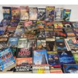A large collection of Sci-Fi paperback books mainly Isaac Asimov with Science Fiction Analog and