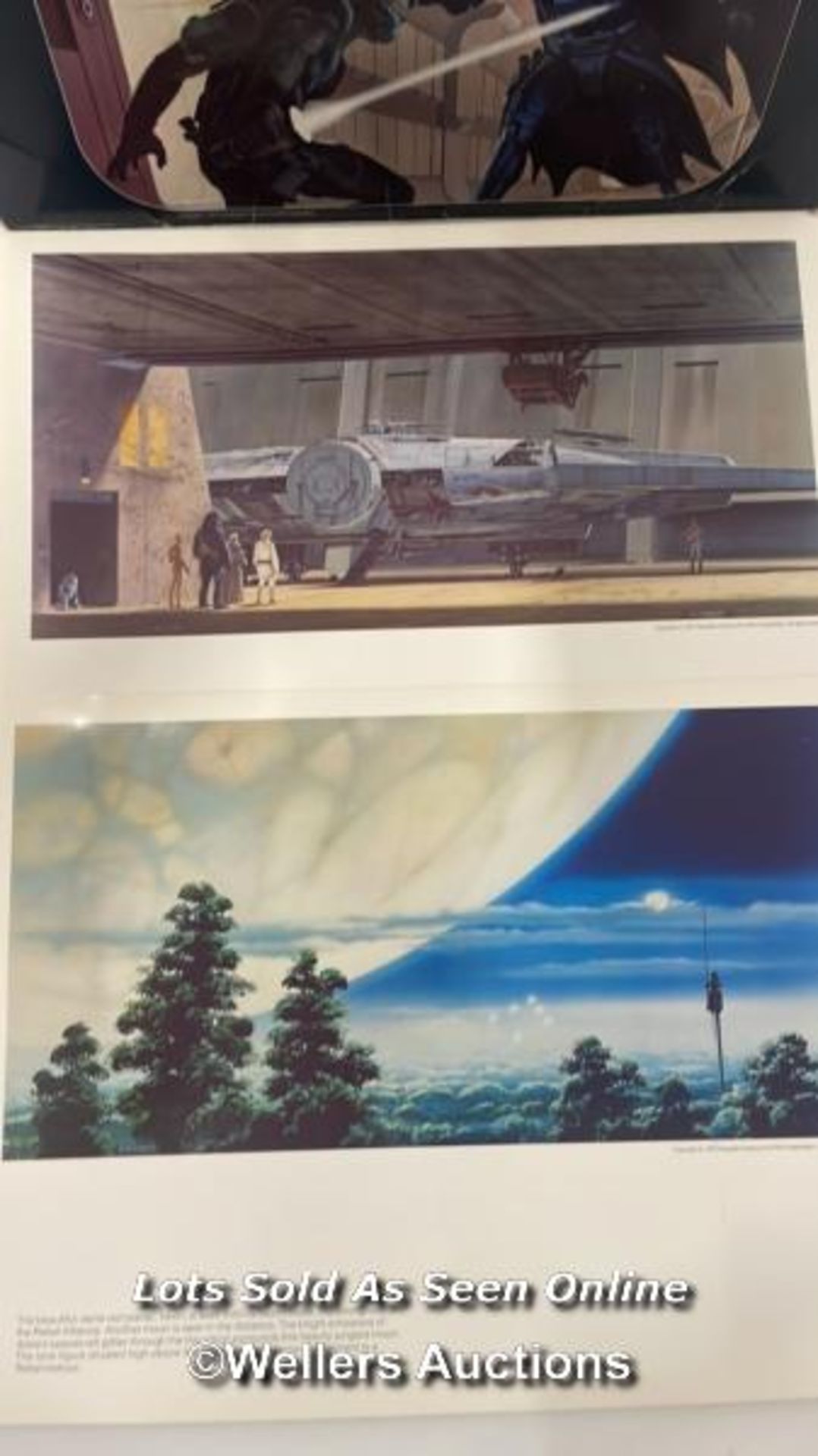 The Star Wars portfolio by concept artist Ralph McQuarrie, containing 21 glossy prints, 1977 printed - Bild 4 aus 14