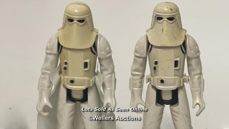 Vintage Star Wars The Empire Strikes Back lot 3 3/4" figures to include AT - AT Commander - stiff - Image 7 of 11