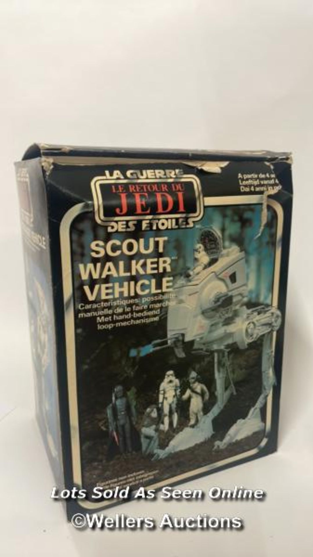 Palitoy Return of the Jedi Scout Walker in original box, Scout Walker complete, "walking" function - Bild 9 aus 10