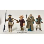 Vintage Star Wars Return of the Jedi lot including Princess Leia - Boushh, LFL 1983 (NO COO) with