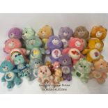 Care Bears - twenty one assorted Care Bear soft toys from the early 2000's