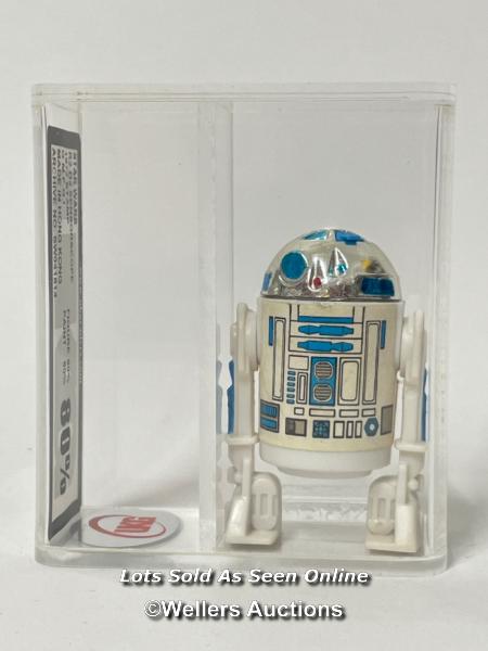 Star Wars vintage R2-D2 (Sensorscope) 3 3/4" figure, HK, 1977 stamp, UKG graded 80% figure 80