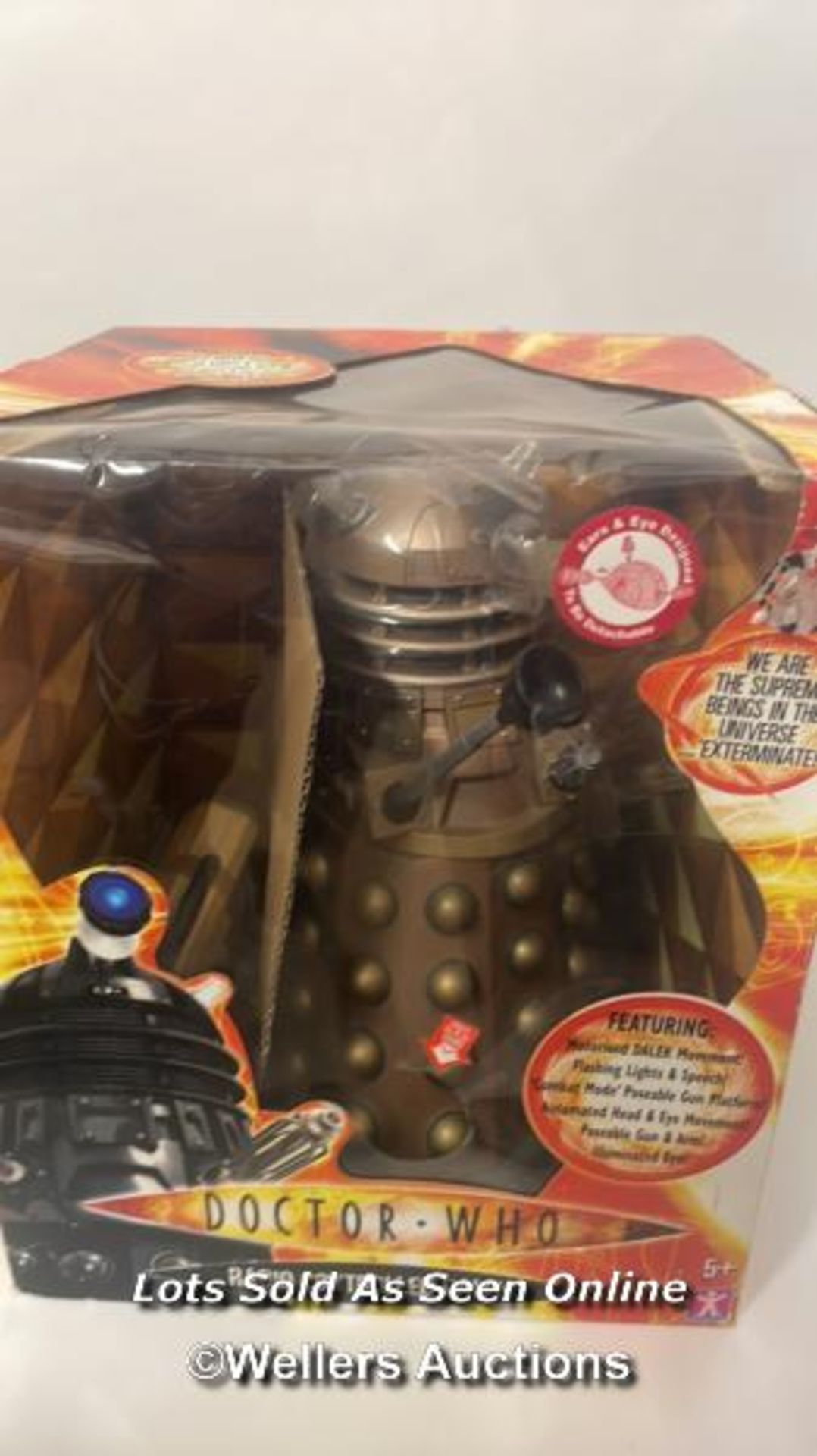 Dr Who - two large remote control Daleks, in need of some restoration - Image 3 of 3