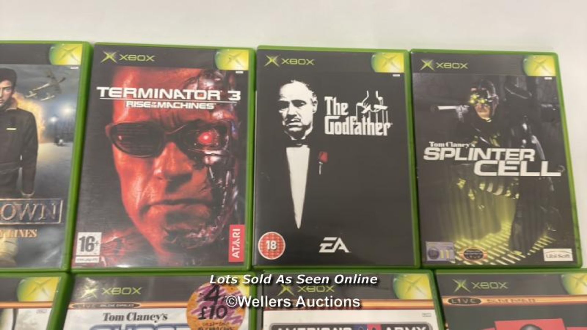 Assorted XBOX games including Terminator 3, Splinter Cell and The Godfather (23) - Image 3 of 9