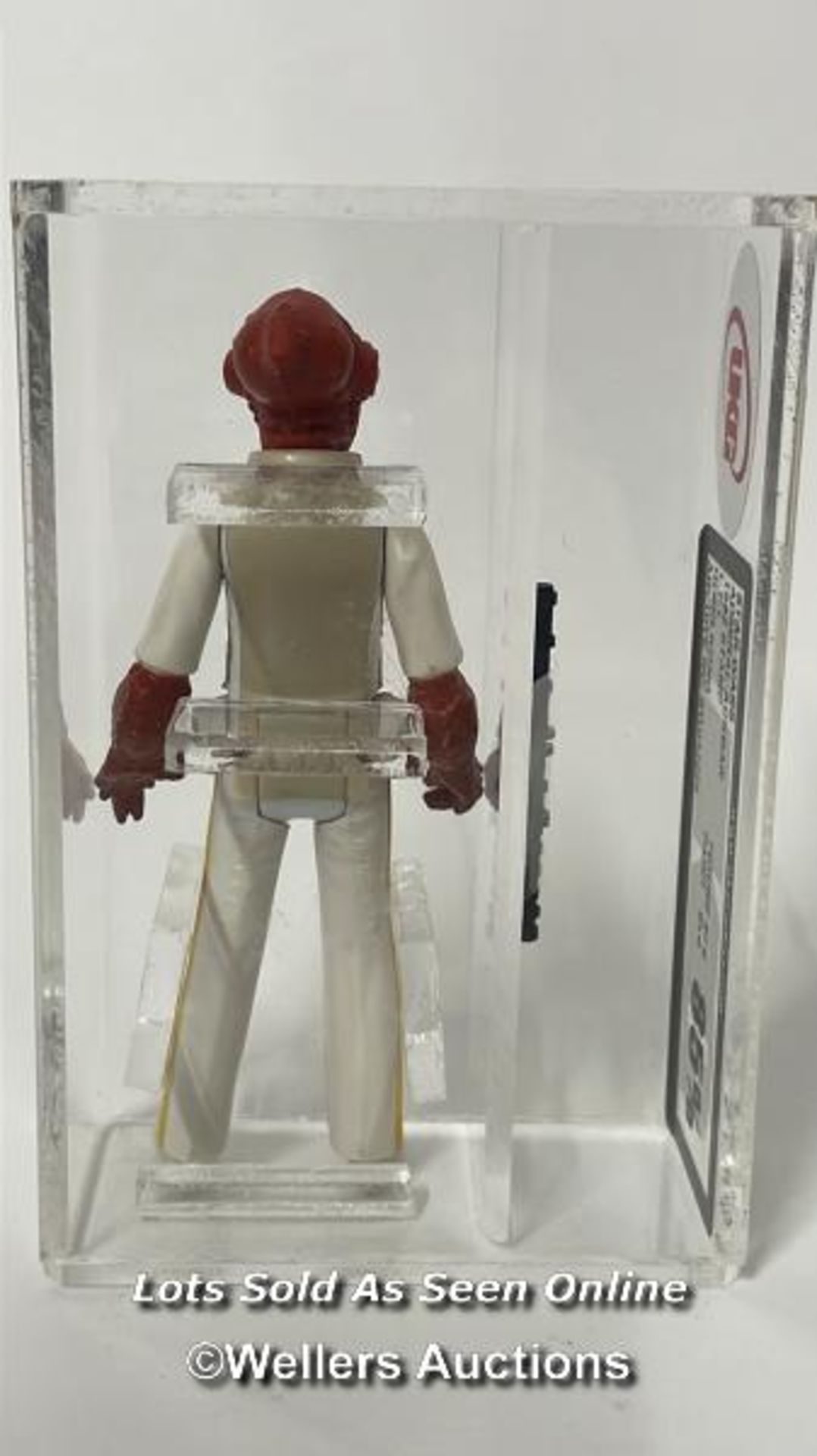 Star Wars vintage Admiral Ackbar 3 3/4" figure, HK 1982, UKG graded 85% figure 90 paint 85 - Image 5 of 7