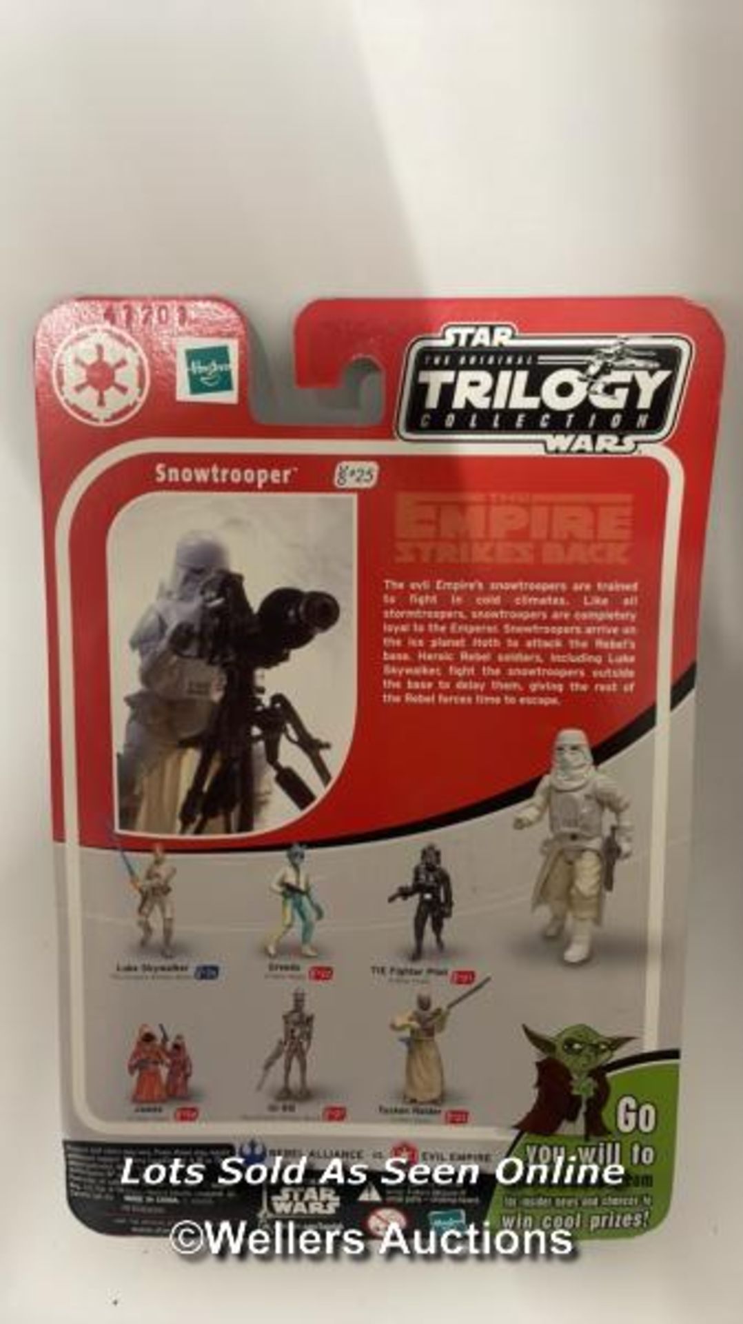 Hasbro The Original Trilogy Collection two carded figures Hoth Stormtrooper and Gamorrean Guard with - Image 3 of 7