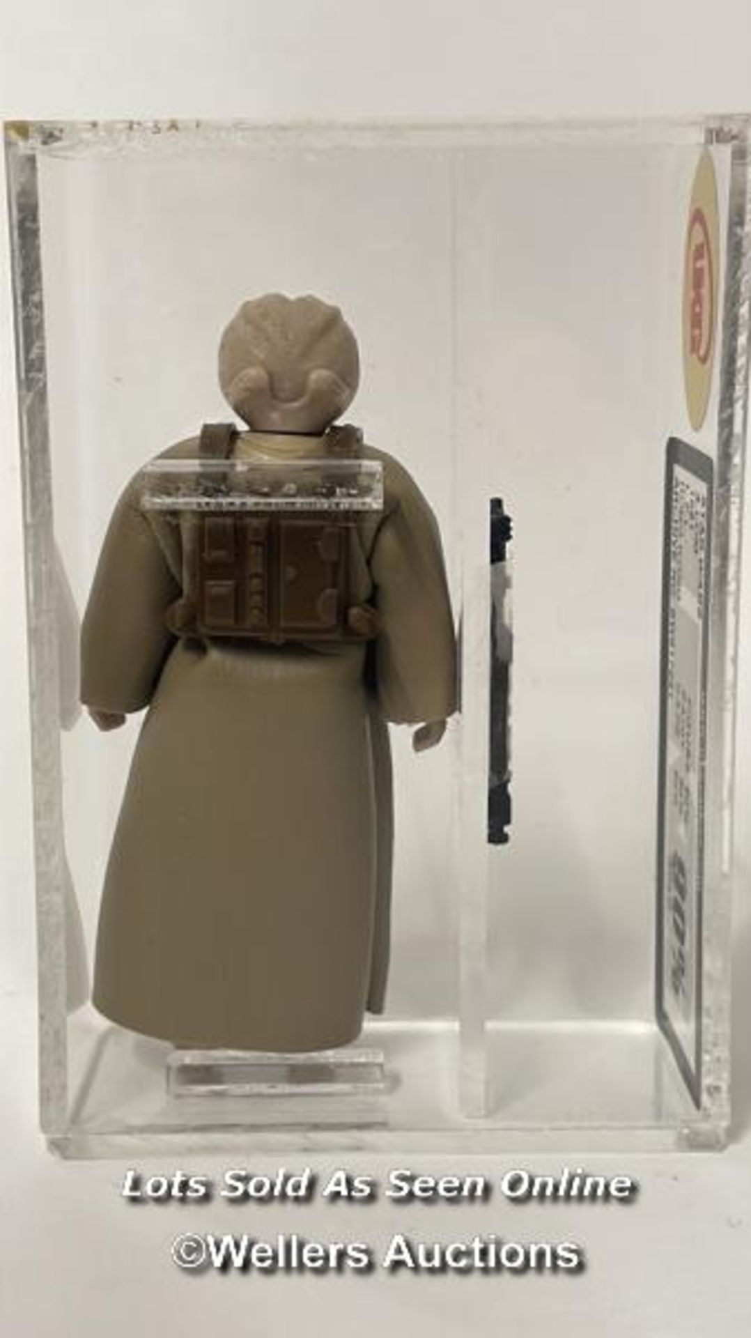 Star Wars vintage 4-LOM 3 3/4" figure, HK 1981, UKG gold graded 90% figure 90 paint 90 cape 90 - Bild 5 aus 7