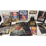 Star Wars books, annuals and calender including Star Wars Comics Art