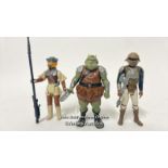 Vintage Star Wars Return of the Jedi lot including Princess Leia - Boushh, Taiwan , 1983, Lando -