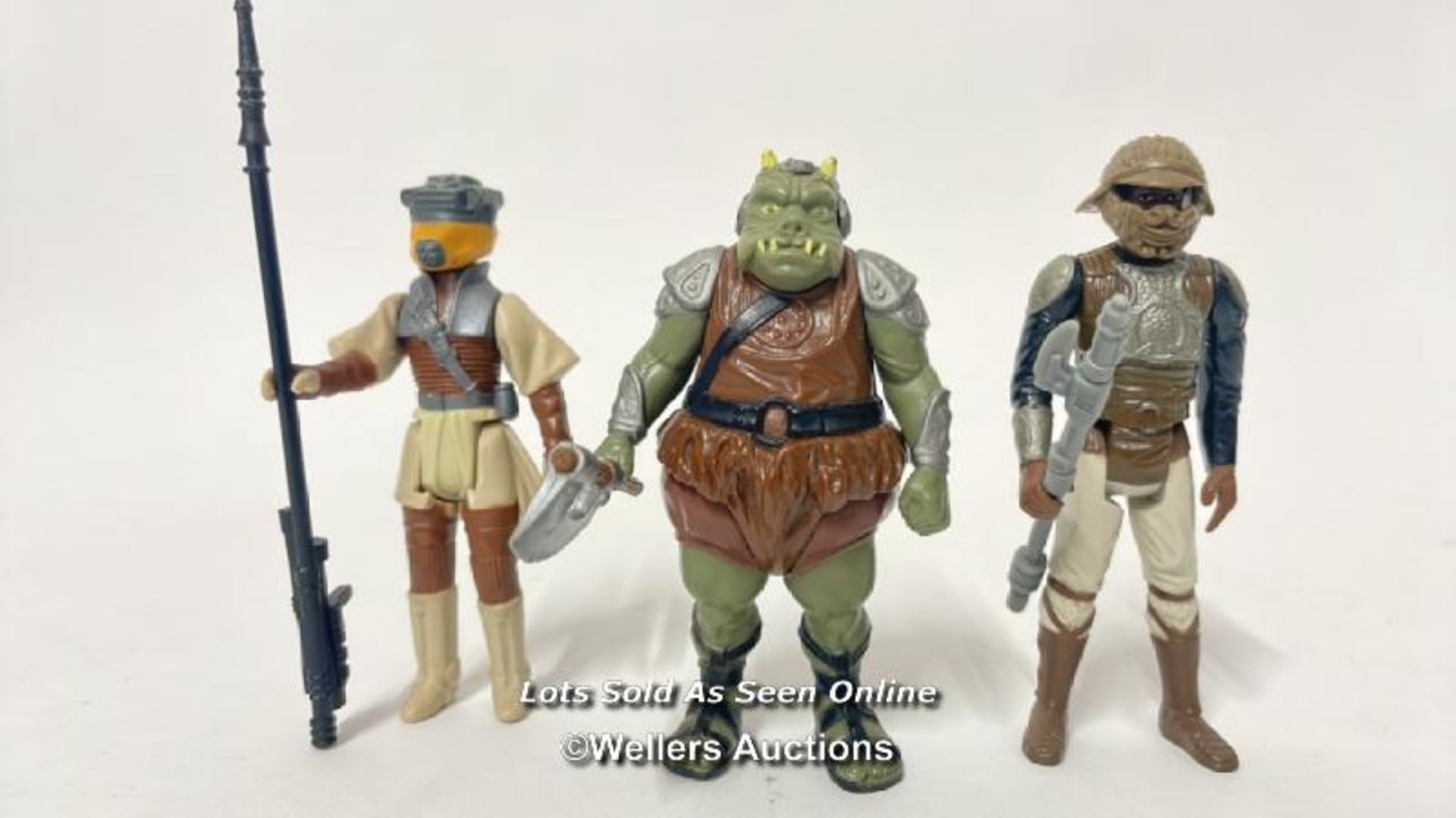 Vintage Star Wars Return of the Jedi lot including Princess Leia - Boushh, Taiwan , 1983, Lando -