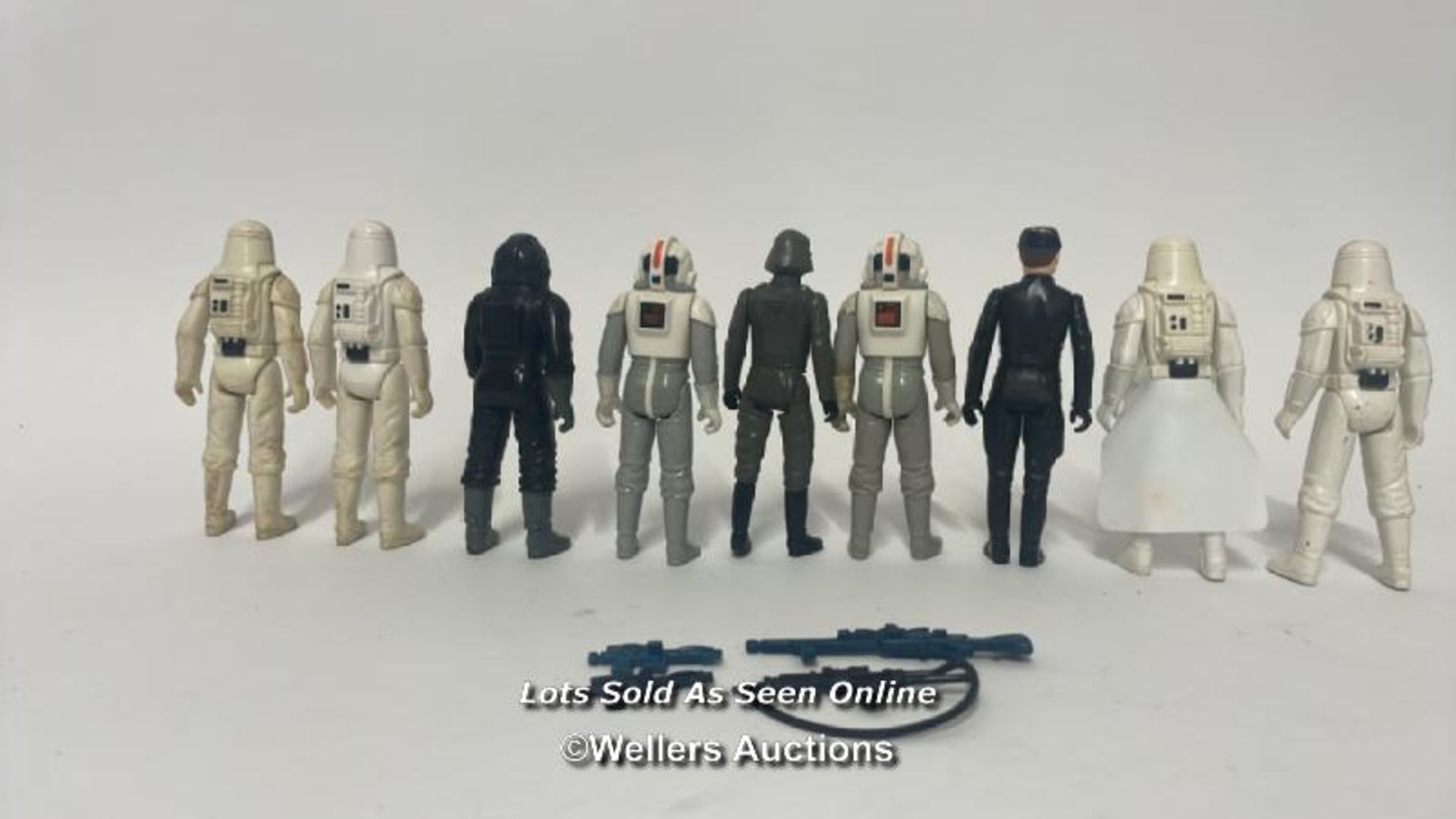 Vintage Star Wars The Empire Strikes Back lot 3 3/4" figures to include AT - AT Commander - stiff - Image 2 of 11