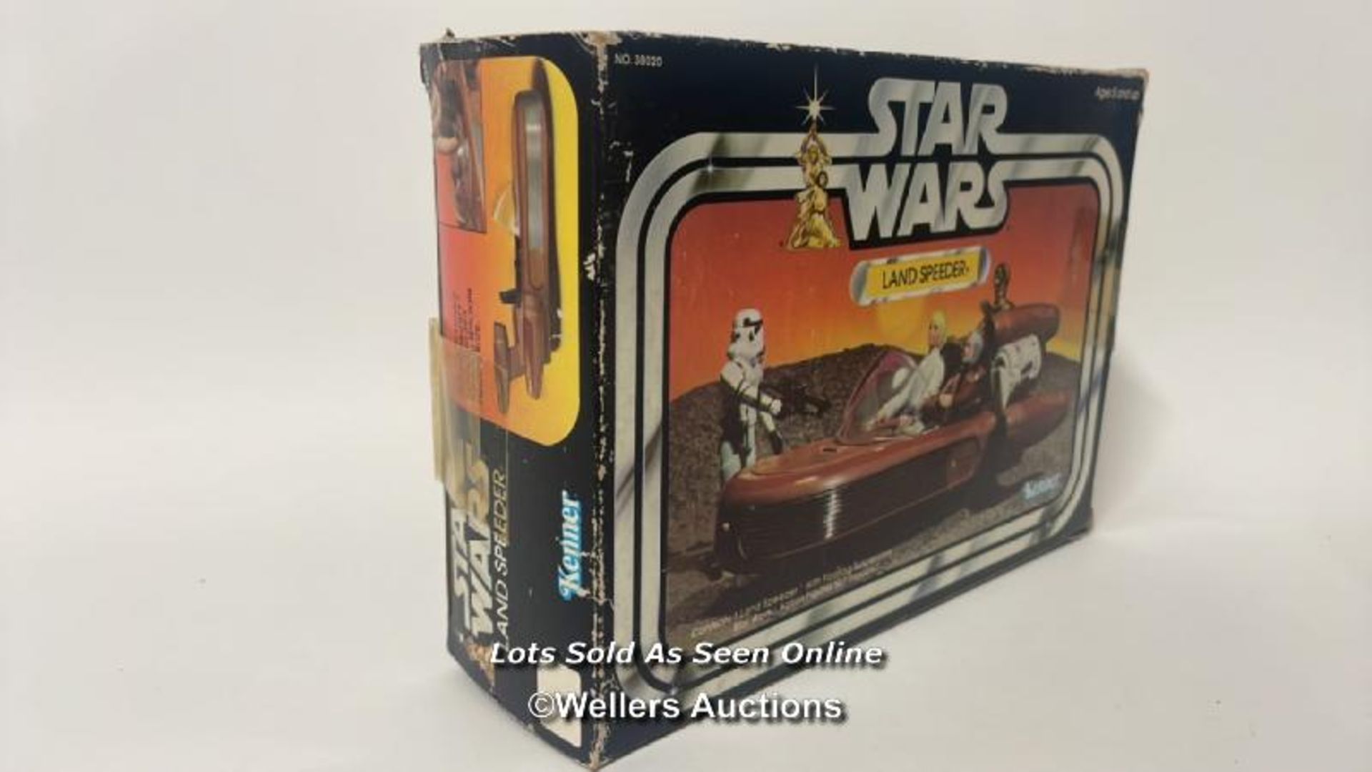Kenner Vintage Star Wars Landspeeder, 1978 boxed, Landspeeder in good condition, windshield not - Image 9 of 10