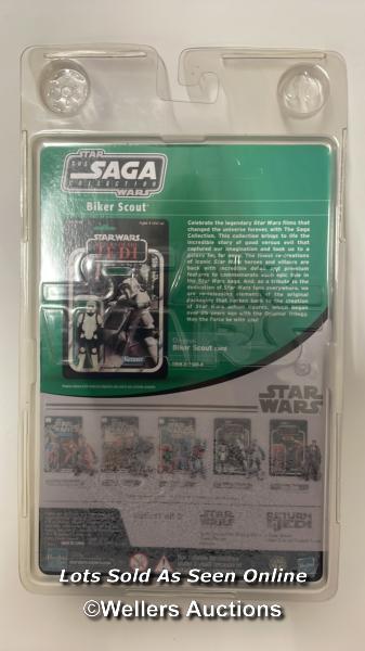 Hasbro The Saga Collection two carded figures Biker Scout and Imperial Stormtrooper (Hoth), both - Image 3 of 5