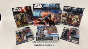 New Hasbro Disney era Star Wars toys including Imperial Speeder, First Order Snowtrooper with Snap