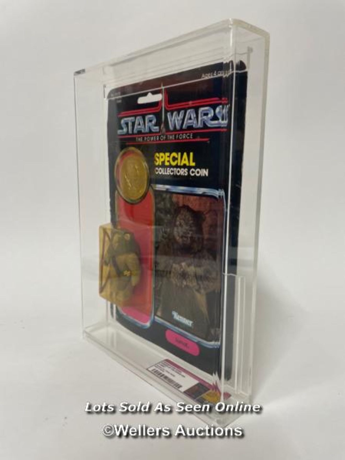 Star Wars vintage Lumat 3 3/4" figure, Power of the Force 92 back with collectors coin, Kenner 1984, - Image 10 of 11