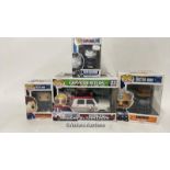 Funko Pop collectables including Ghostbusters Ecto -1 with Jillian Holtzman no. 23, Captain