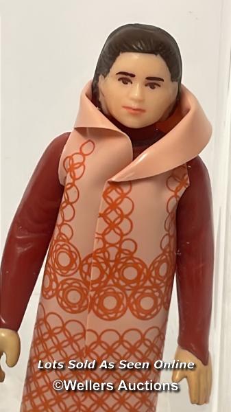 Star Wars vintage Princess Leia Bespin gown (crew neck variant) 3 3/4" figure, China 1980, UKG - Image 4 of 7