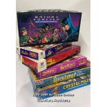 Tv & Film related board games including Batman Forever, The Lion King, Aladdin, The Chrystal Maze,