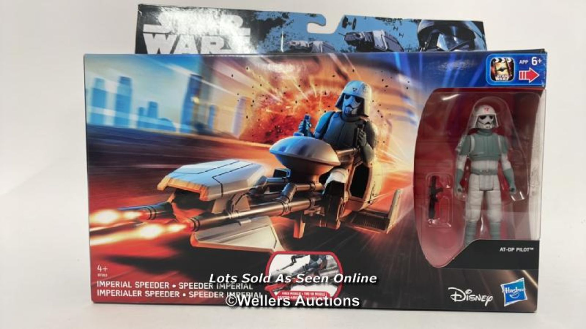 New Hasbro Disney era Star Wars toys including Imperial Speeder, First Order Snowtrooper with Snap - Image 2 of 7