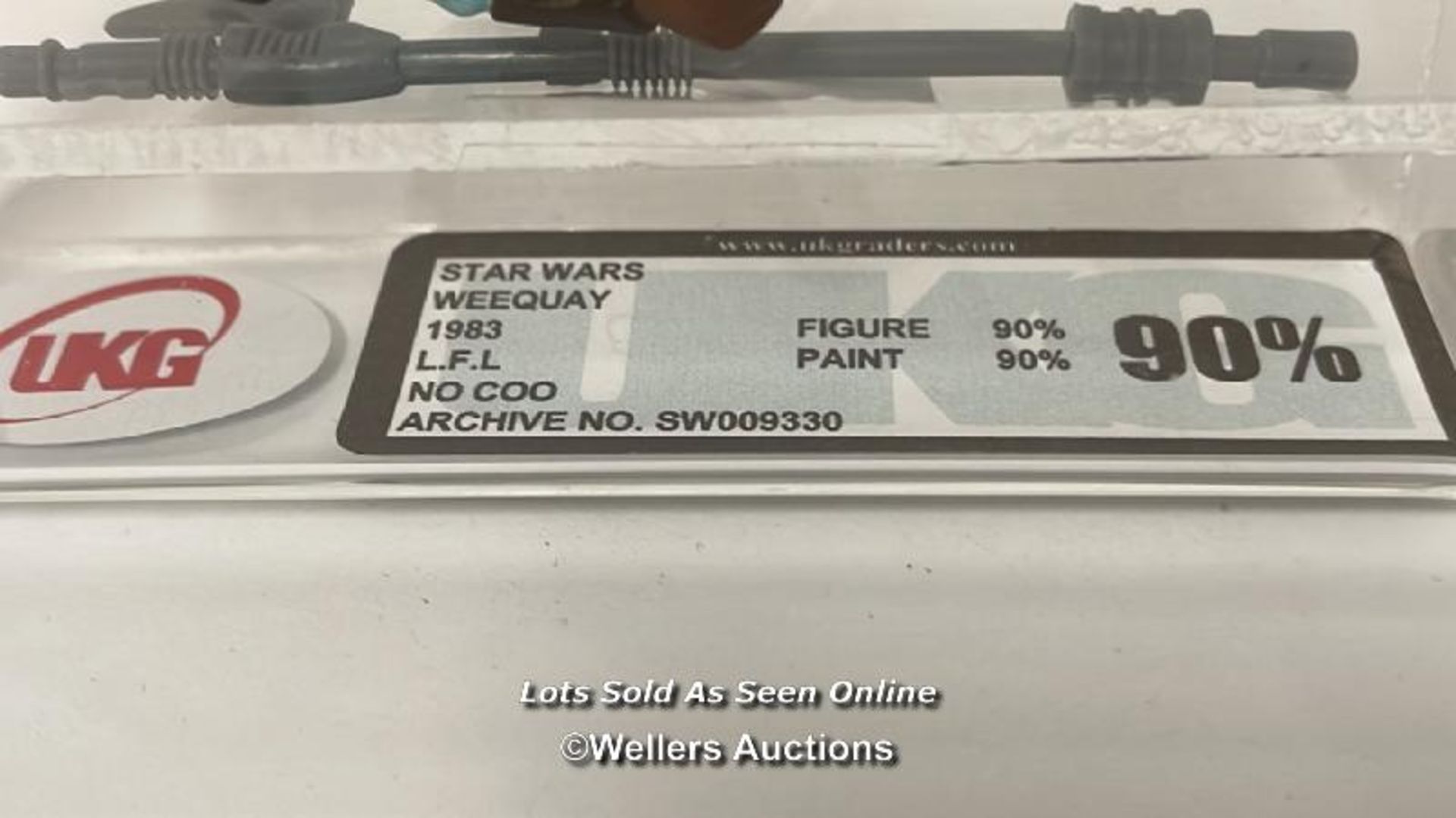 Star Wars vintage Weequay 3 3/4" figure, NO COO, 1983, UKG graded 90% figure 90 paint 90 - Bild 3 aus 7
