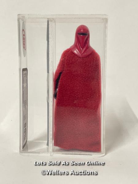 Star Wars vintage Emperors Royal Guard 3 3/4" figure, NO COO, 1983, UKG graded 90% figure 90 paint